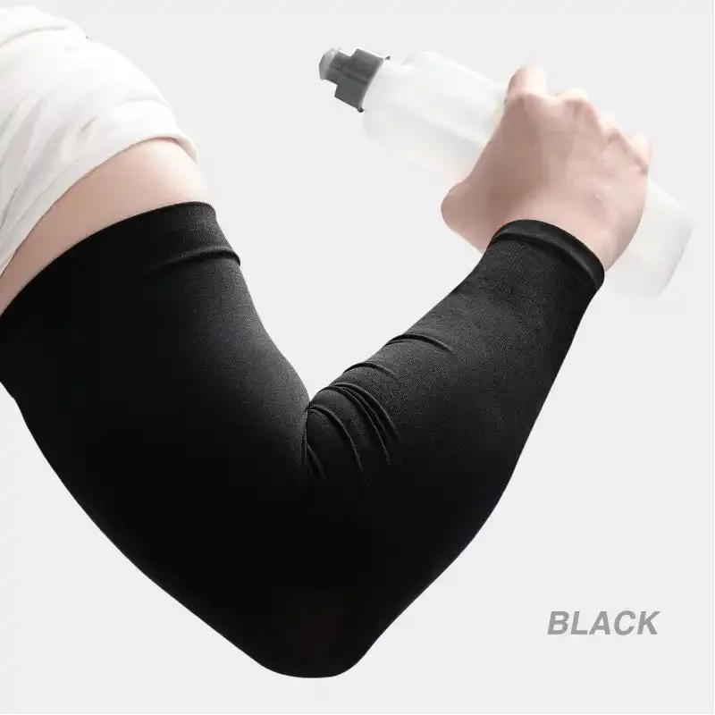 UPF 50  Plus Size Cooling Sleeves for Cycling, Golf, Basketball, Fishing and Driving