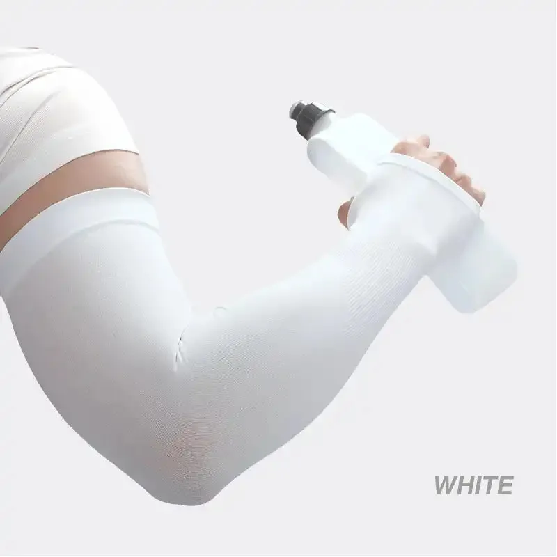 UPF 50  Plus Size Cooling Sleeves for Cycling, Golf, Basketball, Fishing and Driving